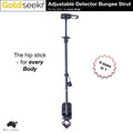 Adjustable Metal Detector Bungee Strut (Hip Stick)