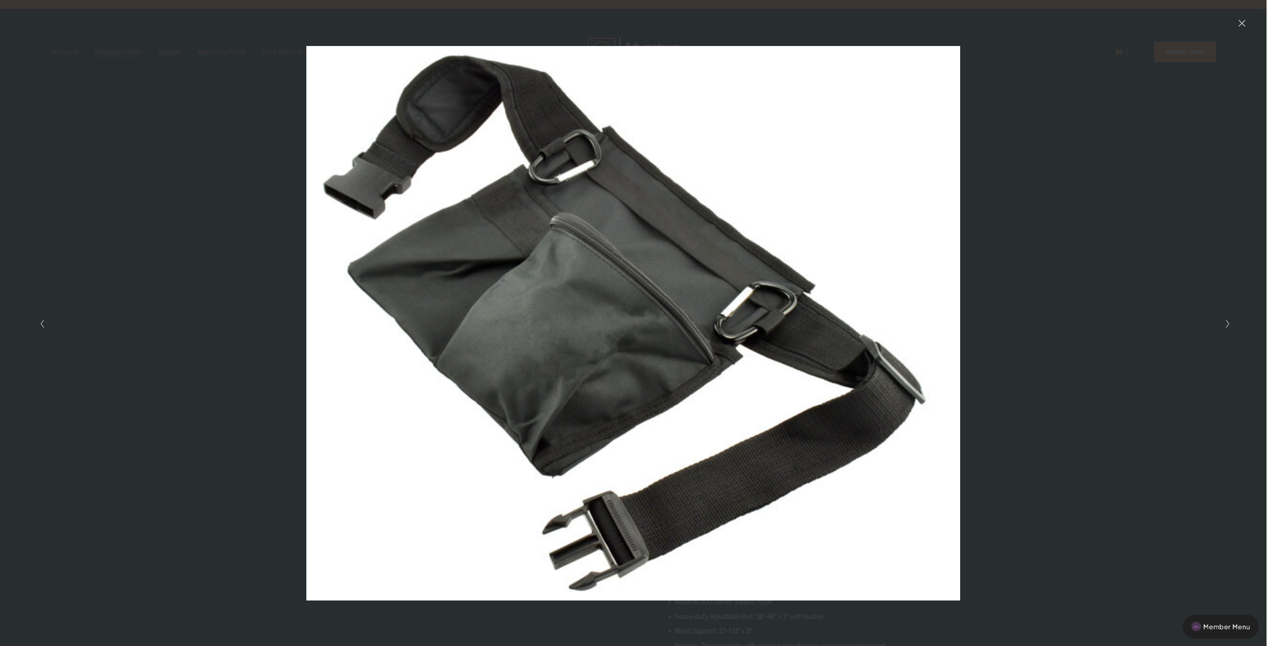 3 Pocket Prospector's Utility Belt and Pouch