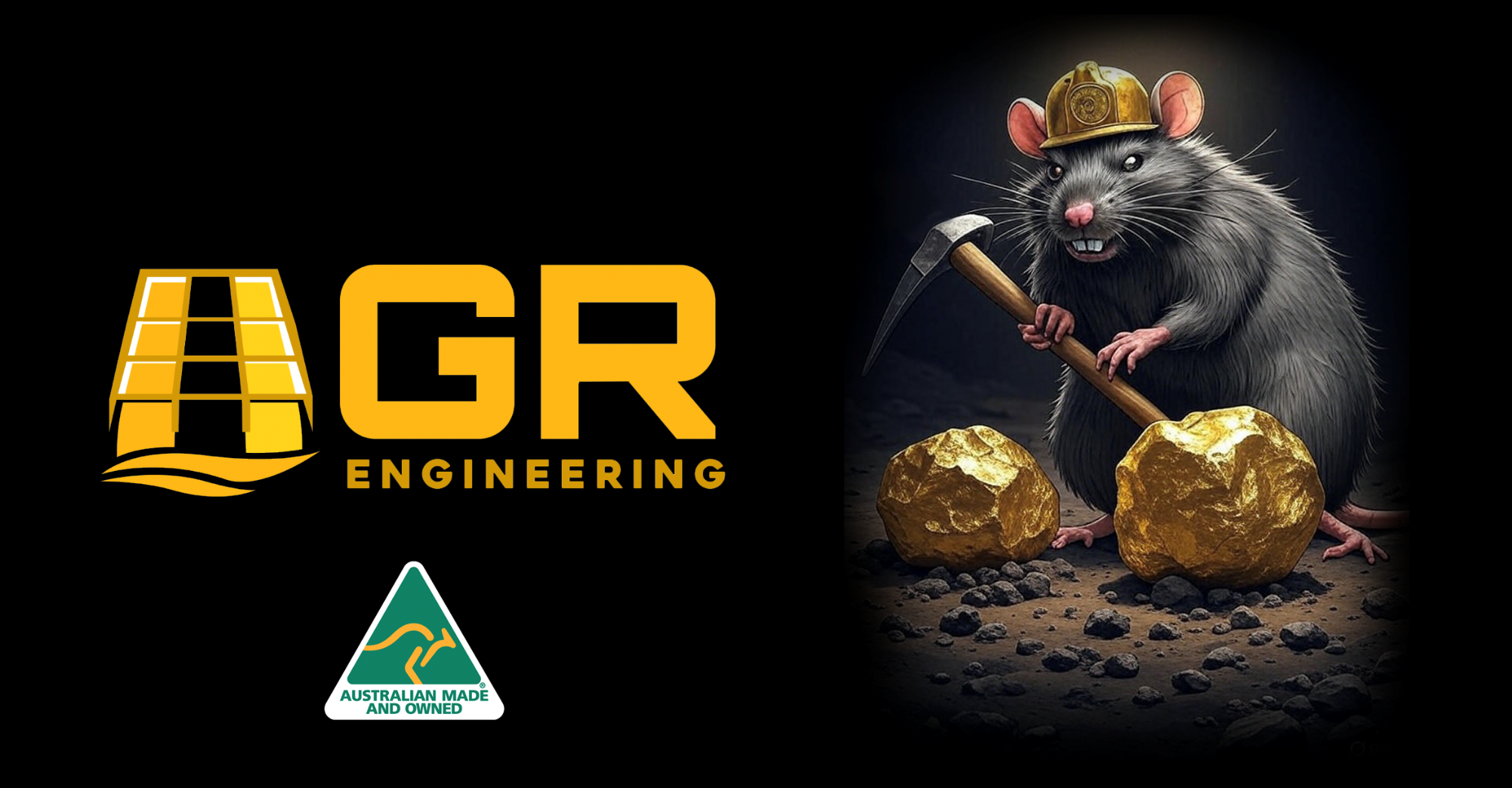 Gold Rat Stubby Coolers