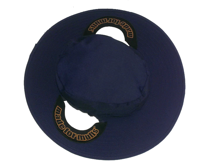 Made For Muffs Navy Blue Hat