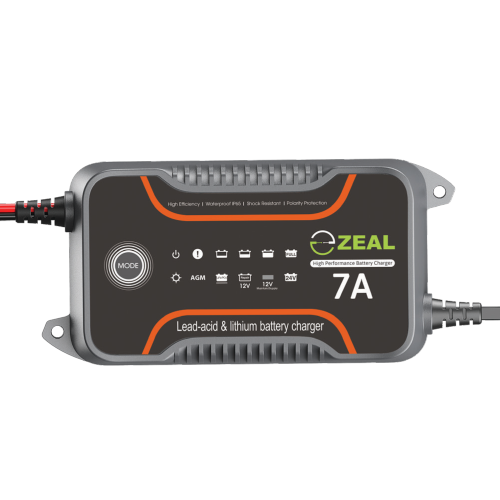 12 to 24V Battery Charger 7A AC By Zeal
