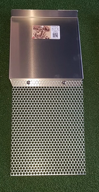 Forward Classifying Gold Sluice Tray with perforated sheet