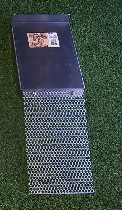 Forward Classifying Gold Sluice Tray with perforated sheet