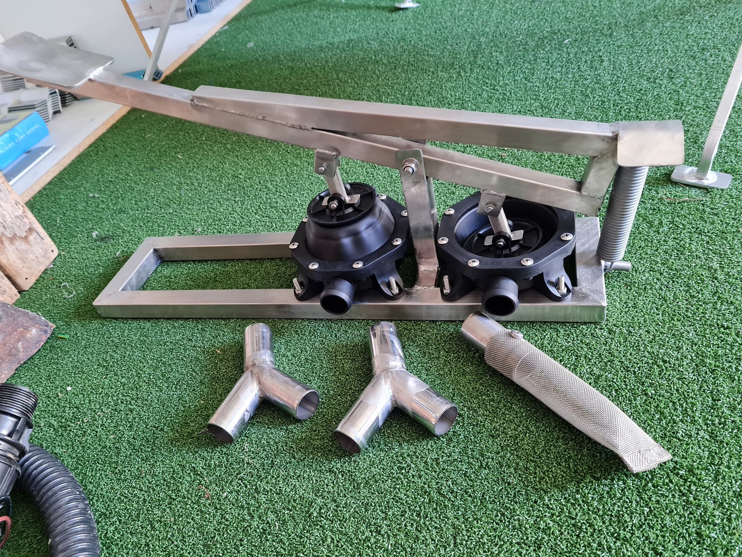 foot pedal water pump Foot Pedal Bilge Pumps for 6 inch sluices