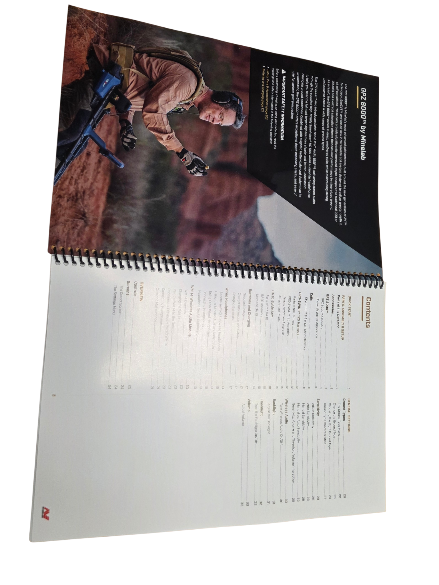 GPZ 8000 Full Colour printed bound Manual