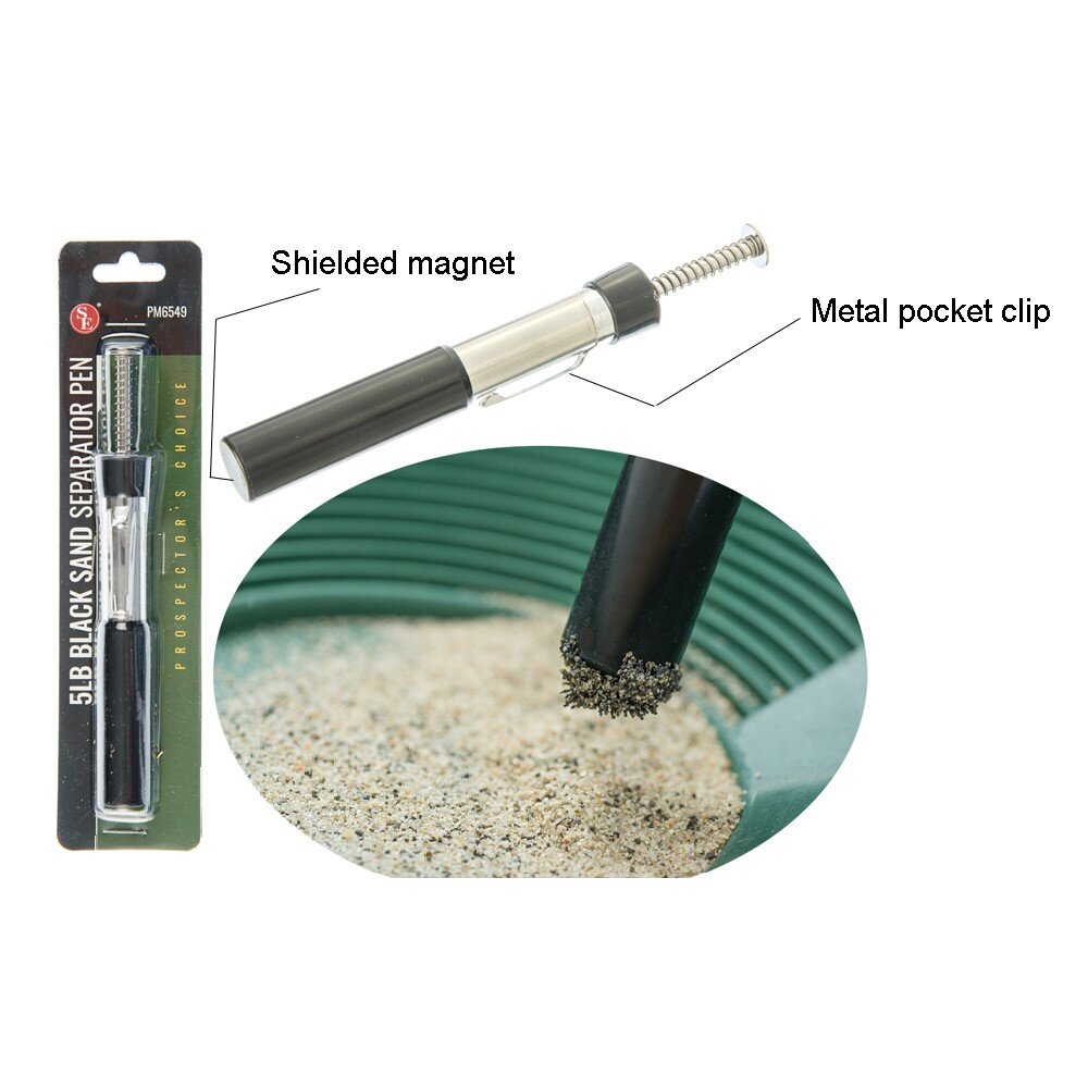 Magnetic Black Sand Pocket Separator Pen - 5lb / 2kg Capacity