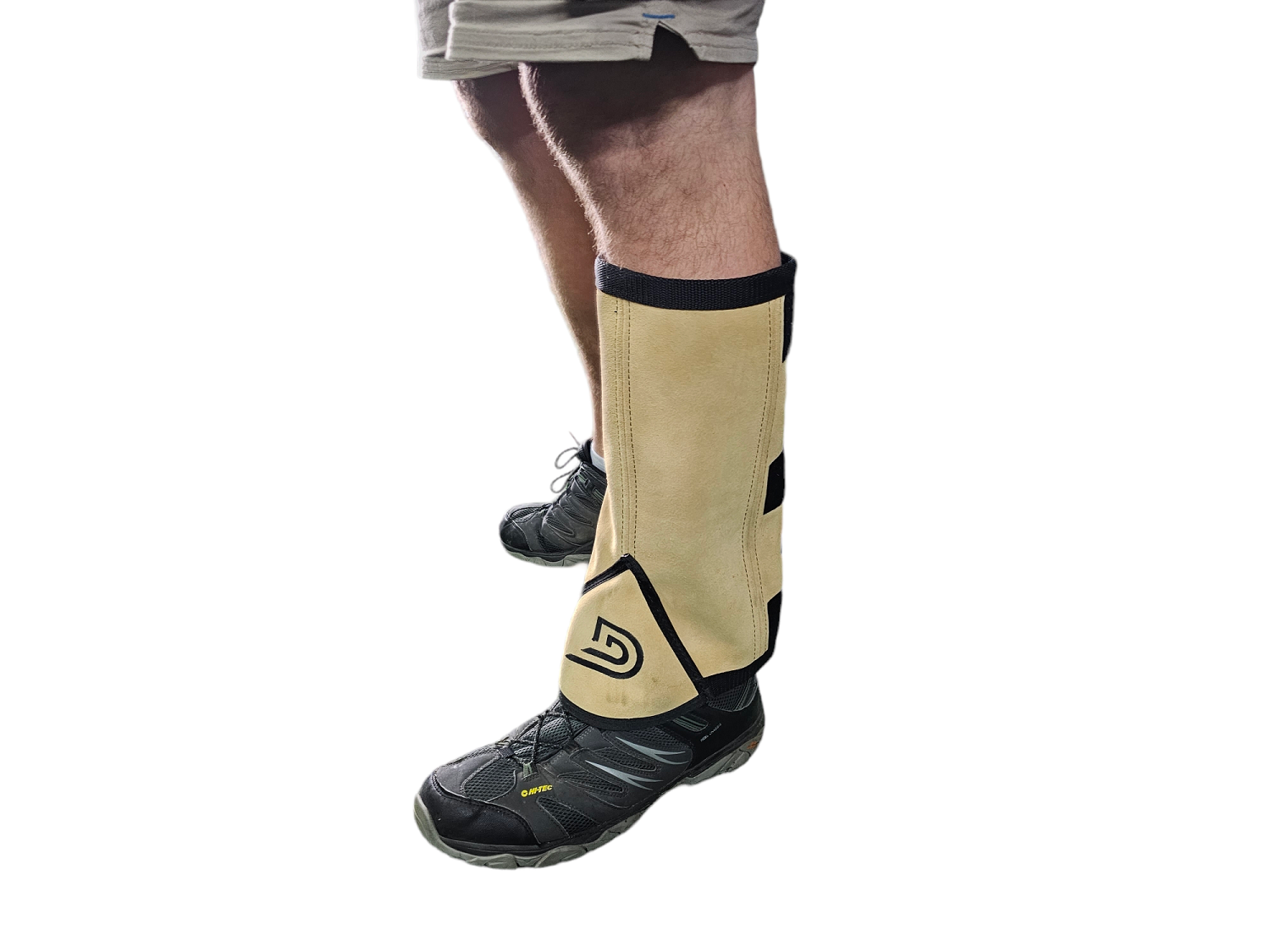 Leather Gaiters - no metal Medium height