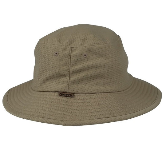 FLEXFIT® COOL & DRY Bucket Hat | Khaki Gold rat Engineering