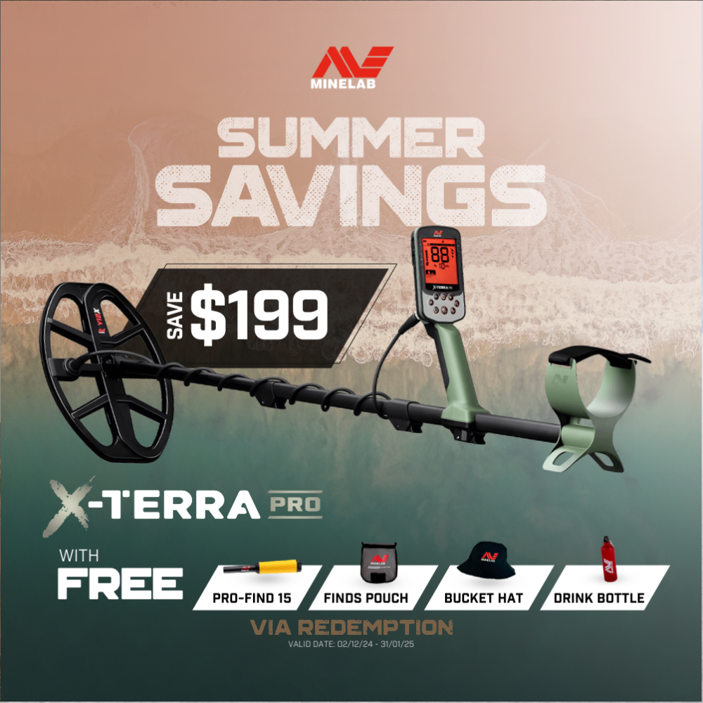 X-Terra Pro Metal detector with 12 " DD Smart coil