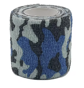 2.5cm x 4.8 Meter Camouflage Elastic Wrap