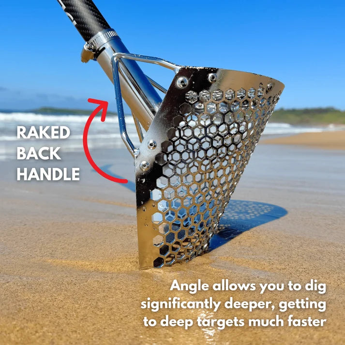 BEACH SAND SCOOP V2 + CARBON HANDLE