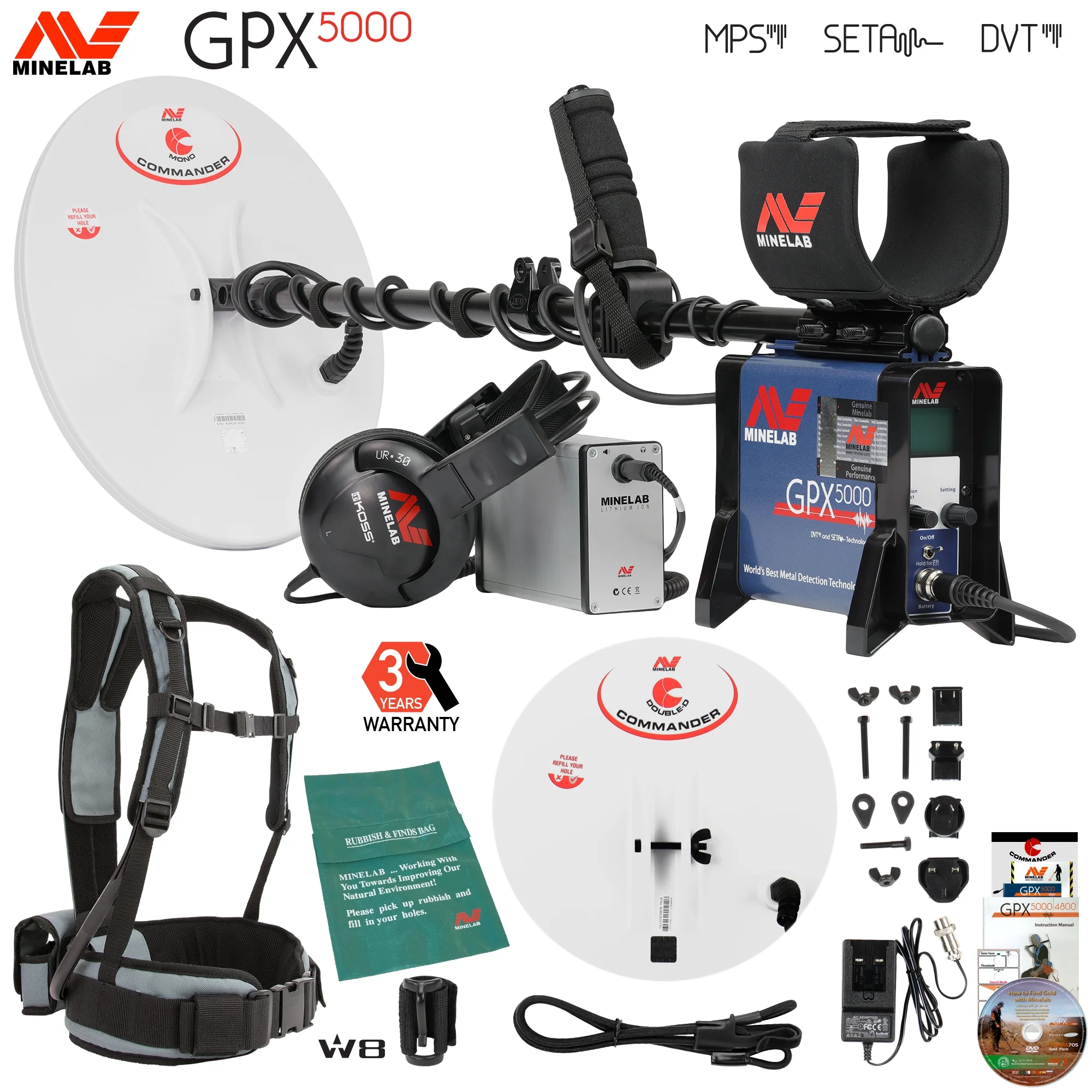 GPX 5000 (DVT w/SETA, with 11" DD & 15" Mono Coil)