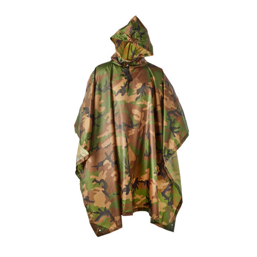 PONCHO WOODLANDS RIPSTOP NYLON