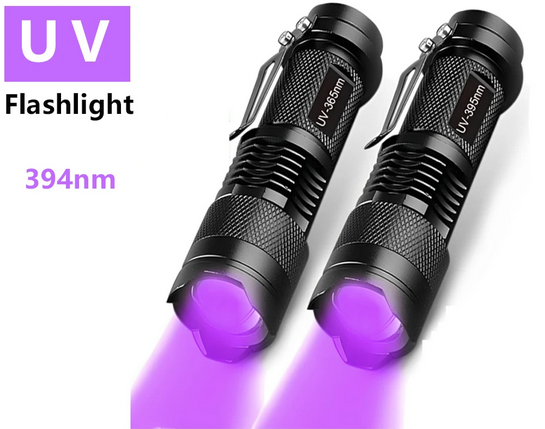 Black Light - 395nm UV Flashlight LED Ultraviolet Torch