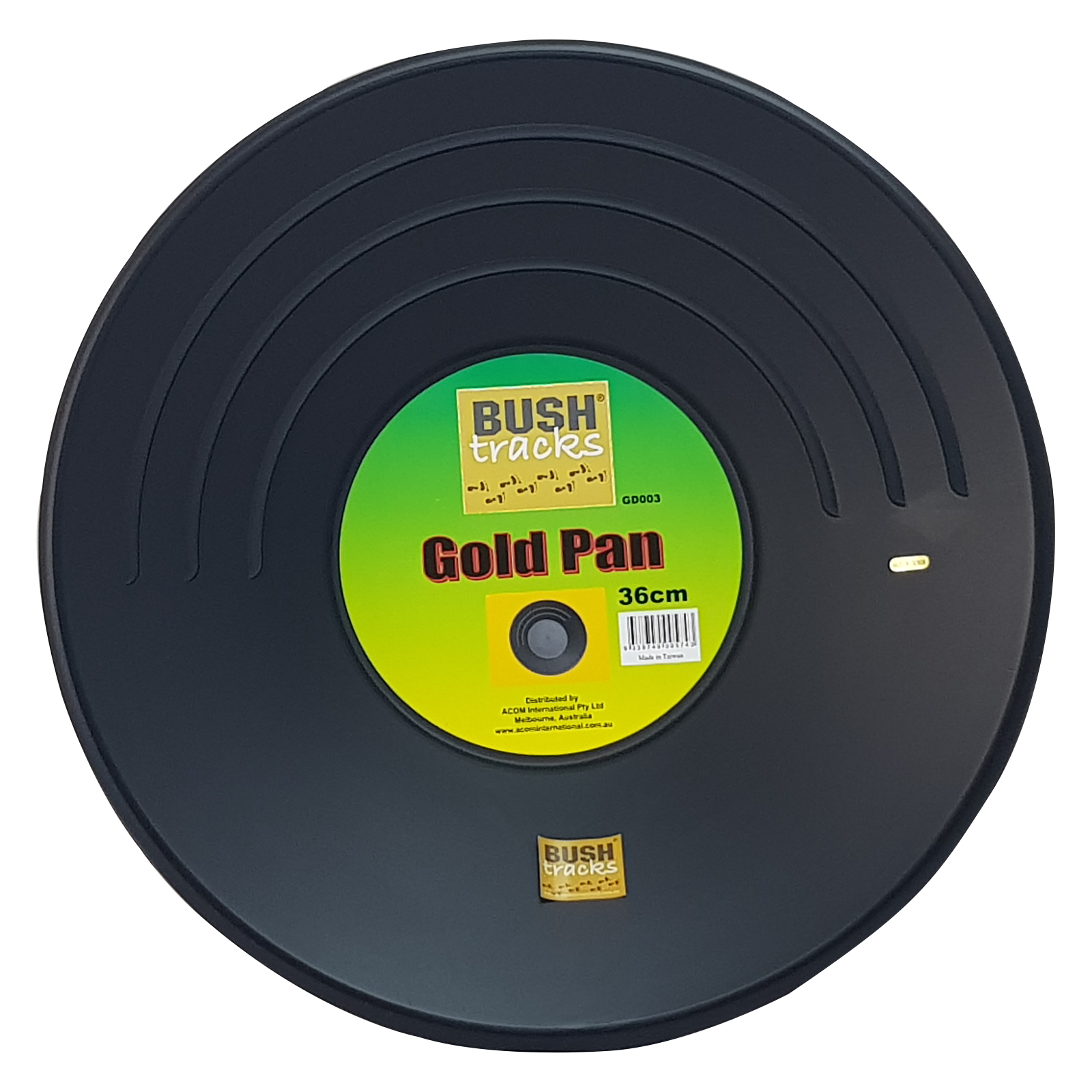 Gold Pan - Black 36cm Bush Tracks