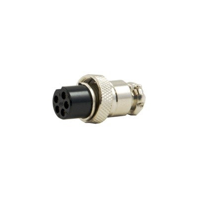 5 pin Socket, 5 way Gold Plated