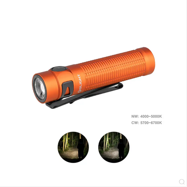 Olight Baton 3 Pro 1500 Lumens Everyday Carry Torch Orange