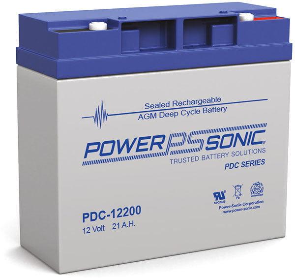 12V 21 AH Deep Cycle AGM Battery Power Sonic