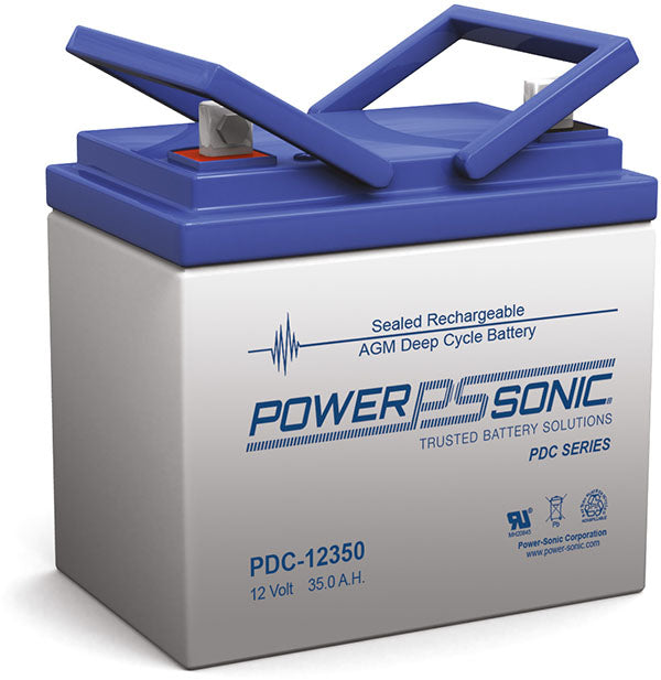 12V 35.4 AH Deep Cycle AGM Battery Power Sonic