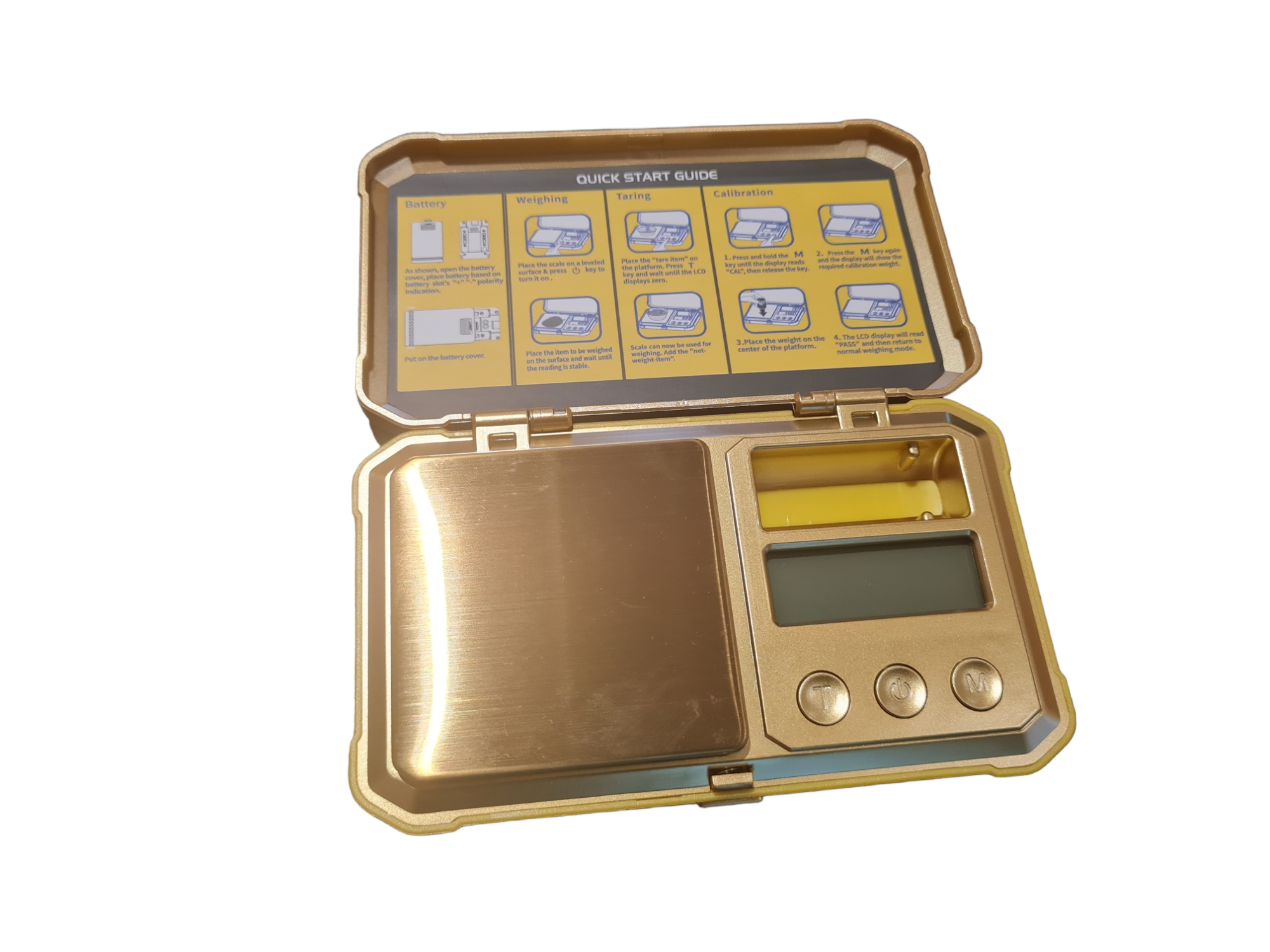 Fuzion - Special Edition - Gold Skull Digital Pocket Scale - 0.01 grams x 200 grams