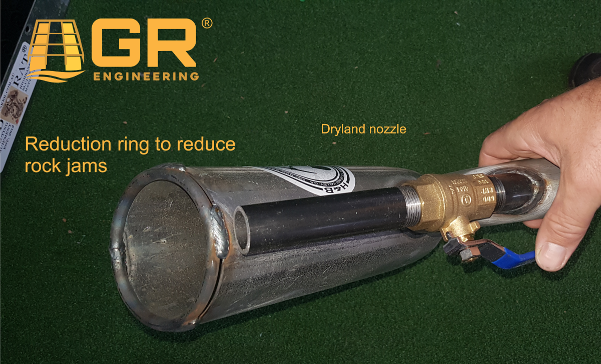 Dryland Dredge Nozzles