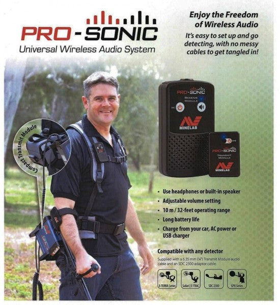 Minelab Pro-Sonic Wireless Audio Kit