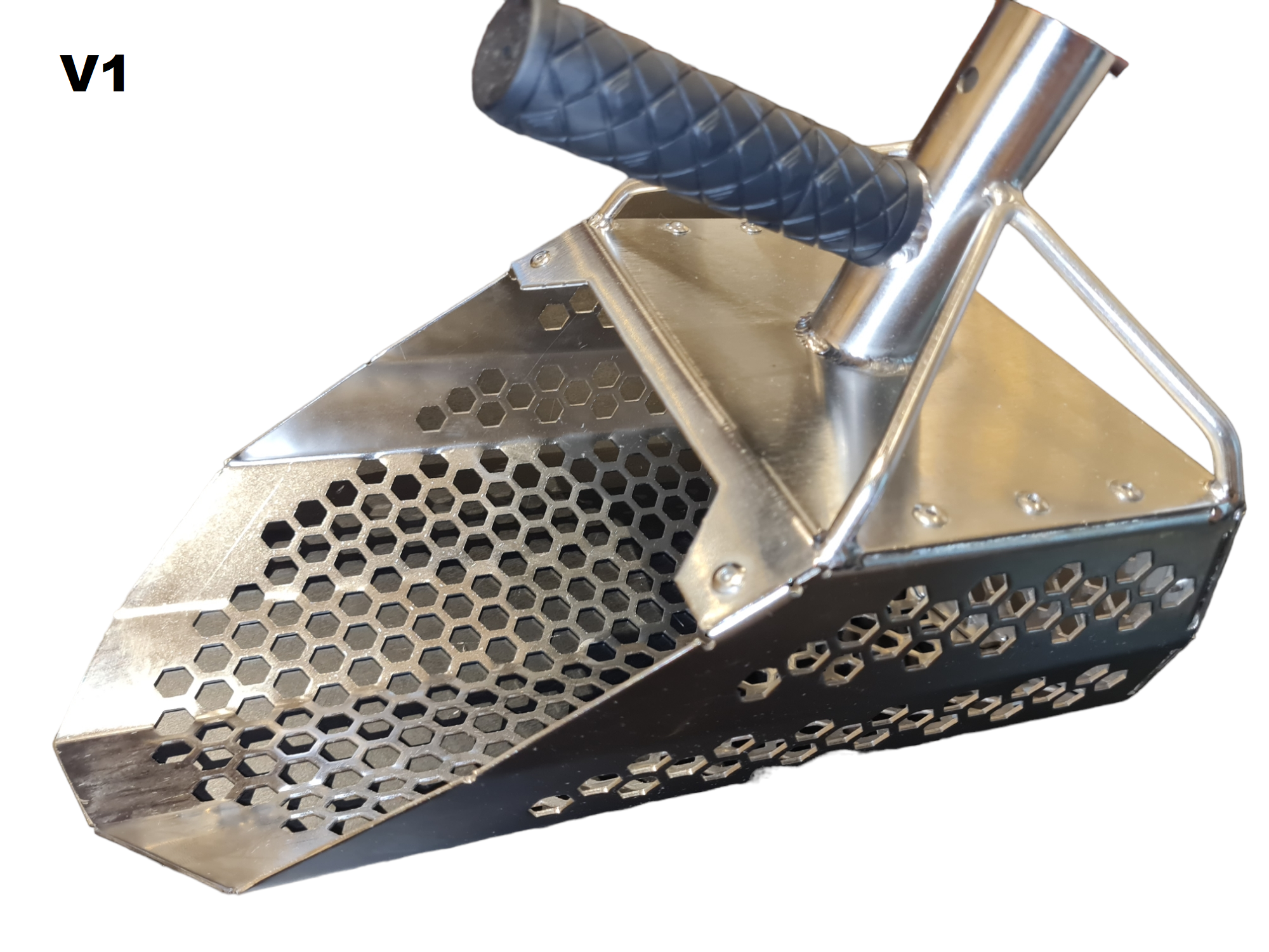 Stainless Beach Scoops - Hand held Shaft Mountable